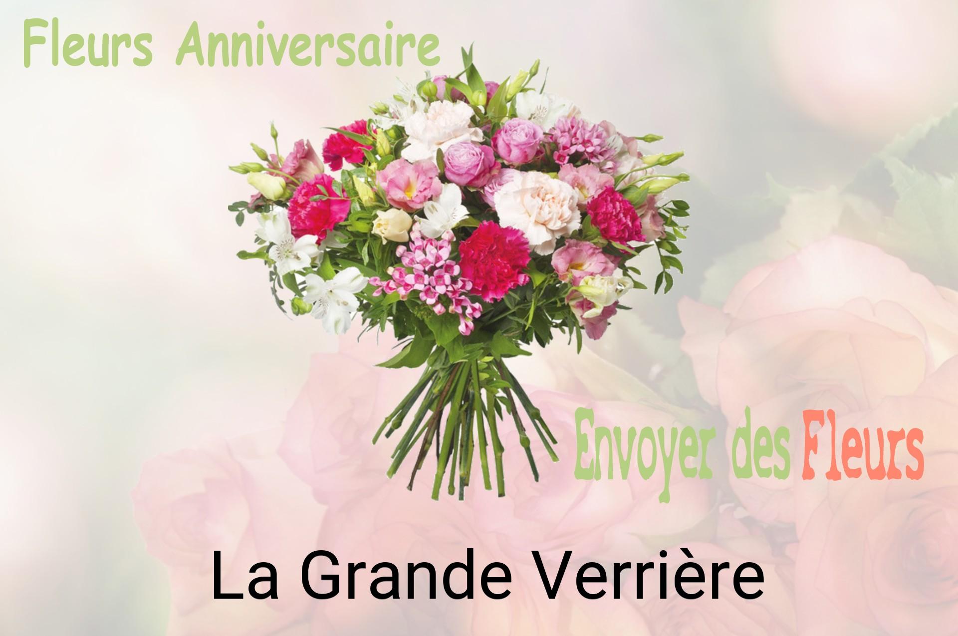 Bouquet de fleurs d’anniversaire livré à La Grande-Verrière