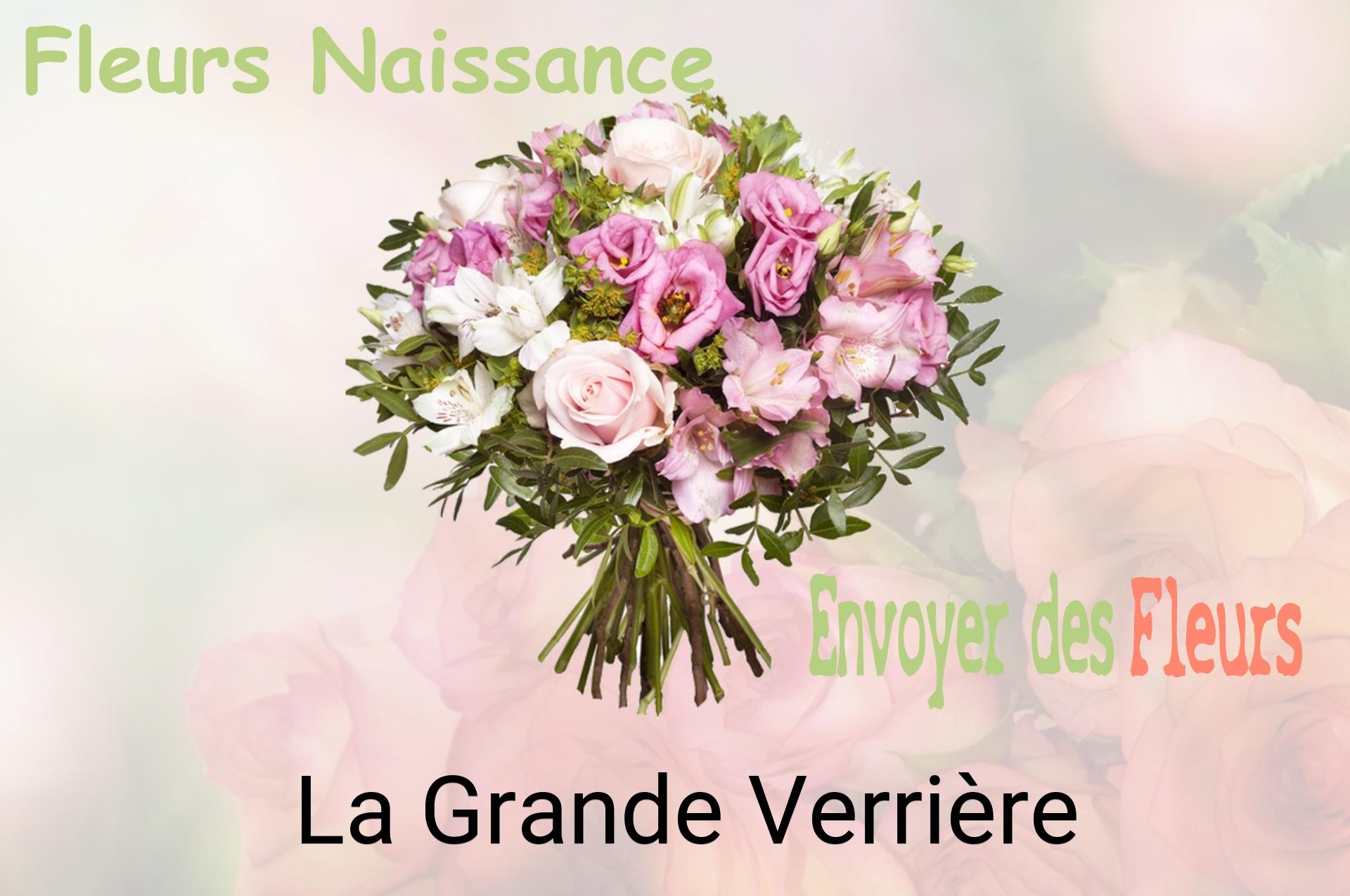 Bouquet de fleurs de naissance livré à La Grande-Verrière